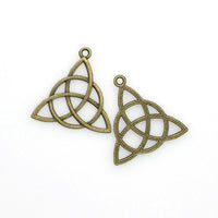 10PCS Big Celtic Knot Charms,2 Colors Available-RS329