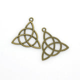 10PCS Big Celtic Knot Charms,2 Colors Available-RS329