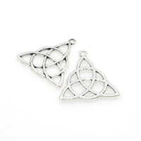 10PCS Big Celtic Knot Charms,2 Colors Available-RS329