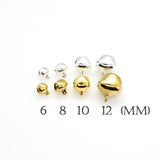 50PCS Iron Bell Charms,2 Colors Available 4 Sizes-RS592