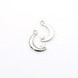 20PCS Moon And Star Charms,Antique Silver Tone-RS971