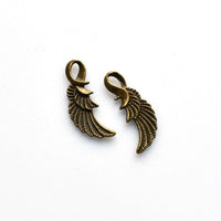 15PCS Wing Charms Big Loop,2 Colors Available-RS471