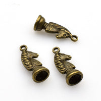 International Chess Charms,Antique Bronze Tone 3D, 6 Styles Available-RS431