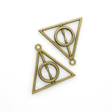 10PCS Triangle Charms,3 Colors Available-RS307