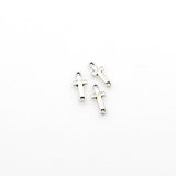 50PCS Little Cross Connector Charms,Antique Silver Tone-RS698