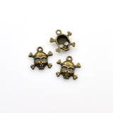 20PCS Skull Head Charms,2 Colors Available-RS957