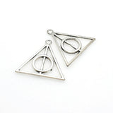 10PCS Triangle Charms,3 Colors Available-RS307