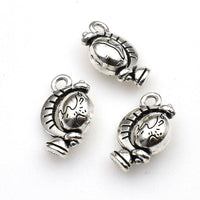 15PCS Globe Charms,2 Colors Available,3D-RS202