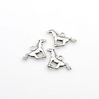 20PCS Horse Charms,Antique Silver Tone-RS393