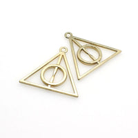 10PCS Triangle Charms,3 Colors Available-RS307