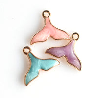 10PCS Mermaid Tail Charms 3 Colors Available-RS946