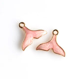 10PCS Mermaid Tail Charms 3 Colors Available-RS946