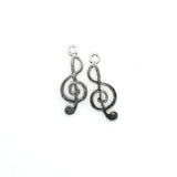 40PCS Music Charms,Treble Pendants,2 Colors Available Double Sided-RS514