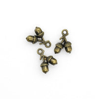 20PCS Double Pine Cone Charms,2 Colors Available-RS069