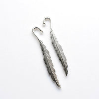 6PCS Feather Charms,3 Colors Available-RS812