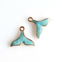 10PCS Mermaid Tail Charms 3 Colors Available-RS946