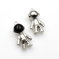 3PCS Astronaut Charms,Antique Silver Tone 3D-RS1166