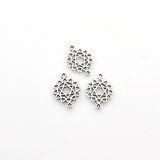 25PCS Hexagram Connector Charms,Antique Silver Tone Double Sided-RS988