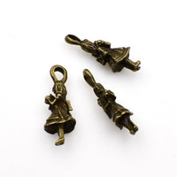 8PCS Little Girl Charms 3D,3 Colors Available-RS877