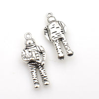 8PCS Astronaut Charms,Antique Silver Tone 3D-RS1244