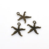 40PCS Starfish Charms,2 Colors Available-RS219