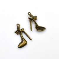 15PCS High Heels Charms,3 Colors Available-RS192