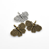 8PCS Big Butterfly Charms,2 Colors Available-RS1070