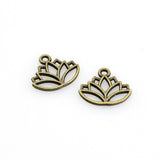 30PCS Lotus Charms,2 Colors Available-RS948