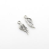 Wholesale! 50PCS Wing Charms,Antique Silver Tone-RS784