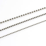 2M Stainless Steel Chains Ball Style 3 Sizes Available-CS052