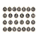 A set of letters,Double Sided Enamel Charms,8 Colors Available-RS1213