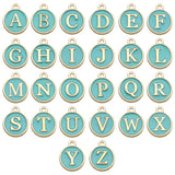 A set of letters,Double Sided Enamel Charms,8 Colors Available-RS1213