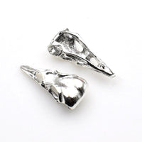 6PCS Bird Skull Charms,3 Colors Available 3D-RS900