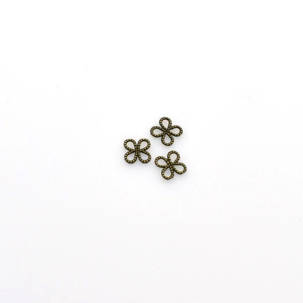 50PCS Little Conncetor Charms,Antique Bronze Tone-RS961