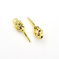 6PCS Bird Bone Charms,3 Colors Available 3D-RS1121