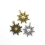 10PCS Sun Charms,3 Colors Available-RS497