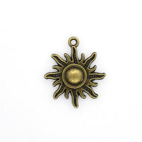 10PCS Sun Charms,3 Colors Available-RS497