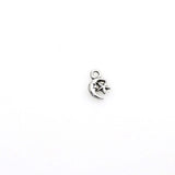 Wholesale! 60PCS Little Moon And Star Charms,Antique Silver Tone-RS322