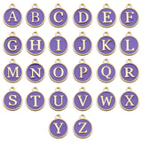 A set of letters,Double Sided Enamel Charms,8 Colors Available-RS1213