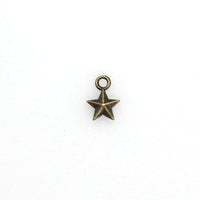 40 Little Star Charms 3D Pendants 4 Colors Available-RS529