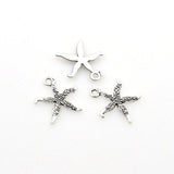 40PCS Starfish Charms,2 Colors Available-RS219