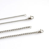 2 Finished Stainless Steel Chains 2 Sizes Available-CS057