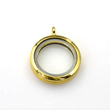 1PCS Round Floating locket Pendant,3 Colors Availabe-TS006S