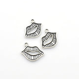 20PCS Lips Charms,2 Colors Available-RS194