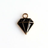 10PCS Enamel Diamond Charms 2 Colors Available-RS1076