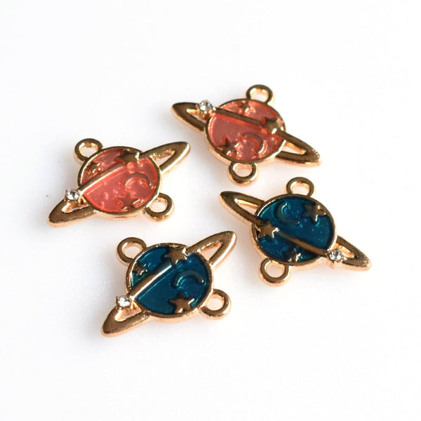 10PCS Enamel Star Charms 2 Colors Available-RS1122