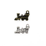 15PCS Train Head Charms,Locomotive Pendant,2 Colors Available-RS232