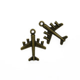 15PCS Fighter Plane Charms,2 Colors Available-RS319