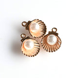 10PCS Shell Pearl Charms,2 Colors Available-RS453