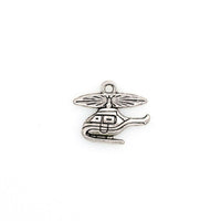 30PCS Airplane Charms,Antique Silver Tone-RS549